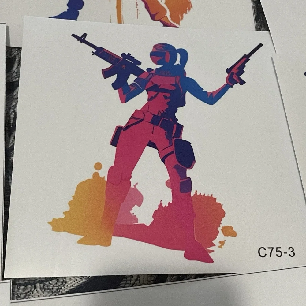 Clear Vinyl Decal 6